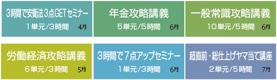 社労士オプション完全パックカリキュラム