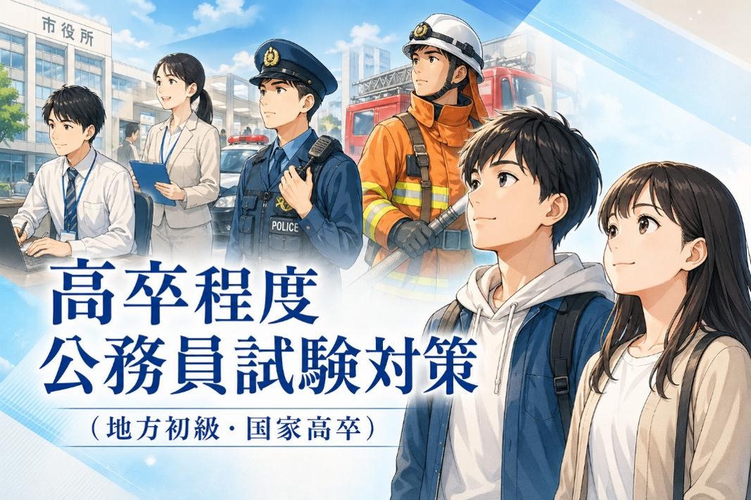 公務員試験対策 教材 クレアール他 クレアールの高卒程度講座 | クレアール公務員試験通信講座
